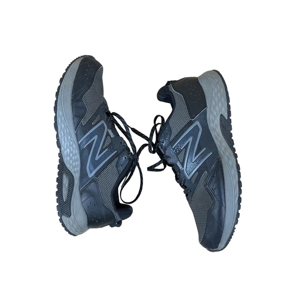 New Balance 410v6 Trail Shoes Men’s 10 4E Extra Wide Gray Blue Black MT410LB6